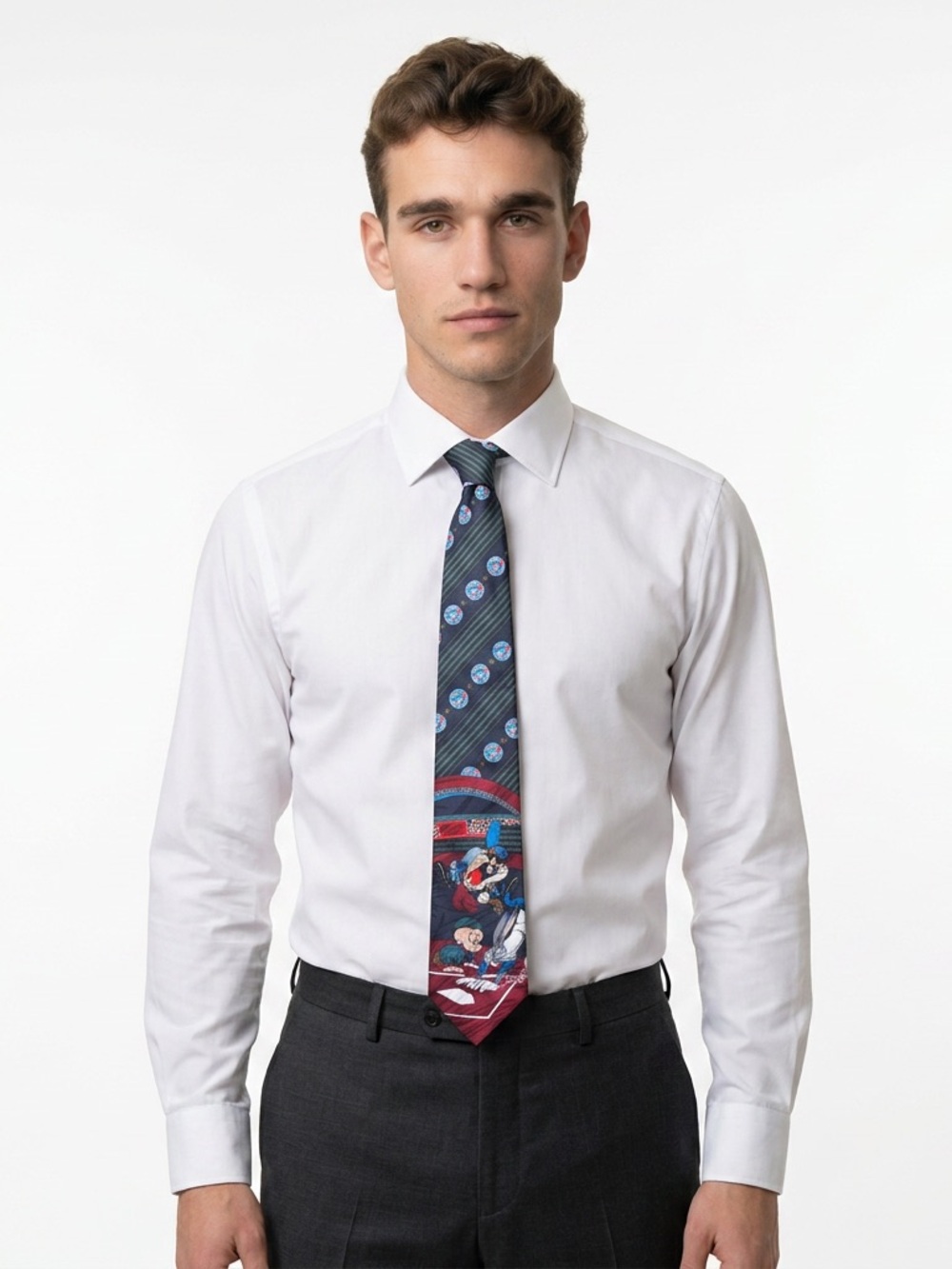 Vintage MLB Blue Jays & Looney Toons Tie